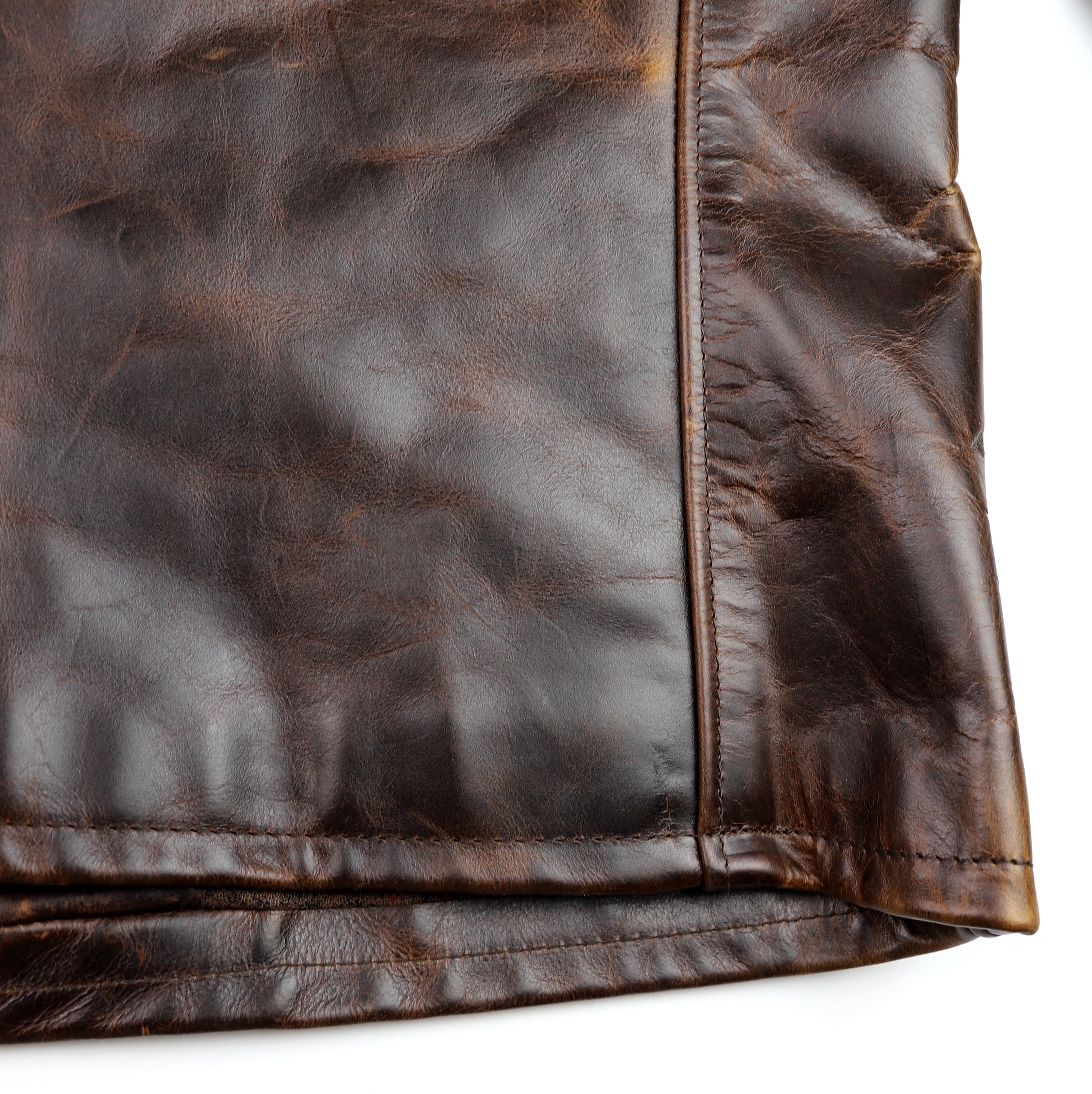 Schott 673, Brown Cowhide, size Medium