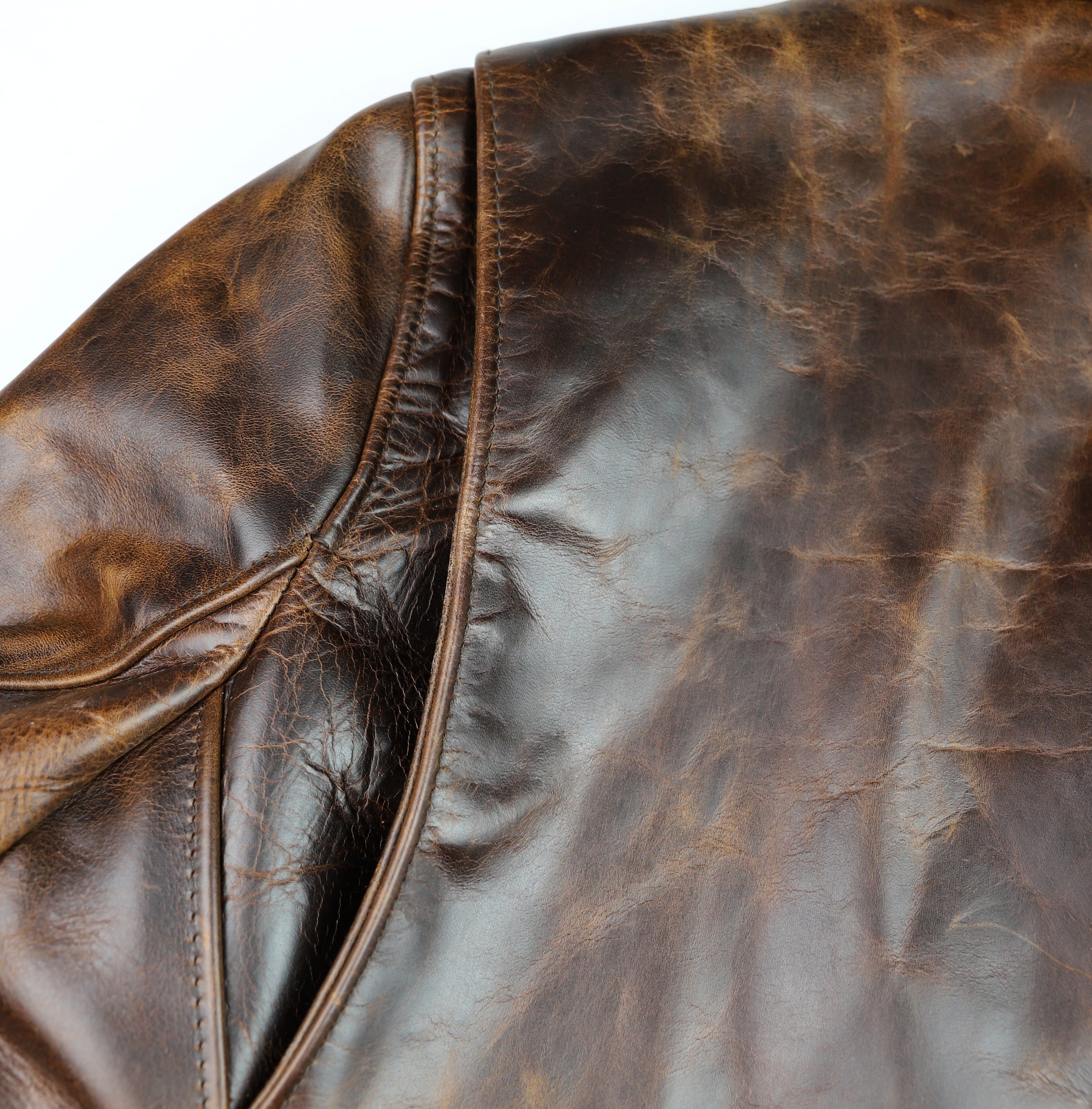 Schott 673, Brown Cowhide, size Medium