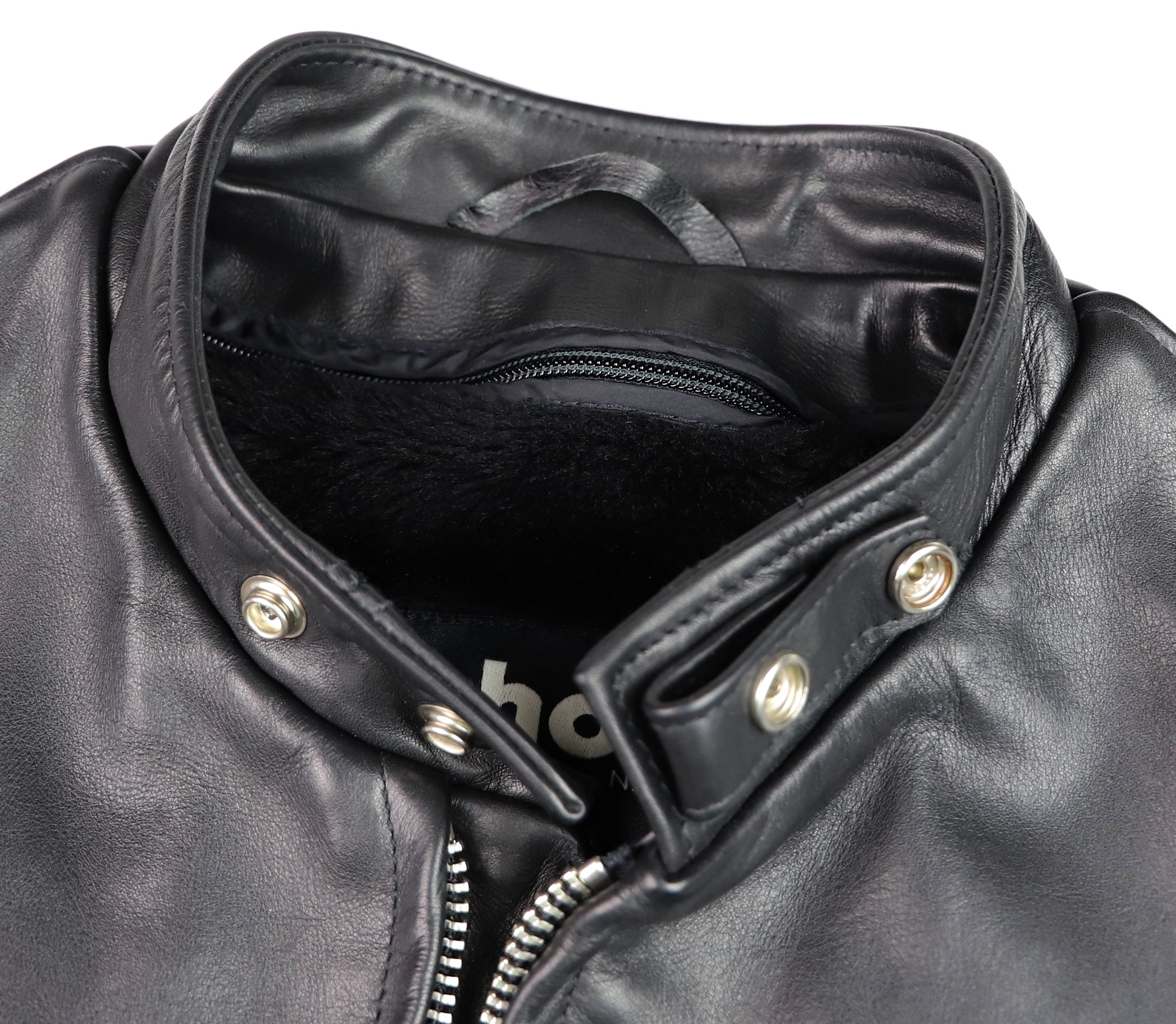 Schott 141 Cafe Racer, Black Cowhide, size 46L