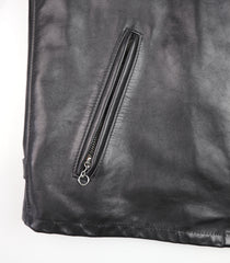 Schott 141 Cafe Racer, Black Cowhide, size 46L