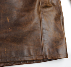 Schott 673, Brown Cowhide, size XL