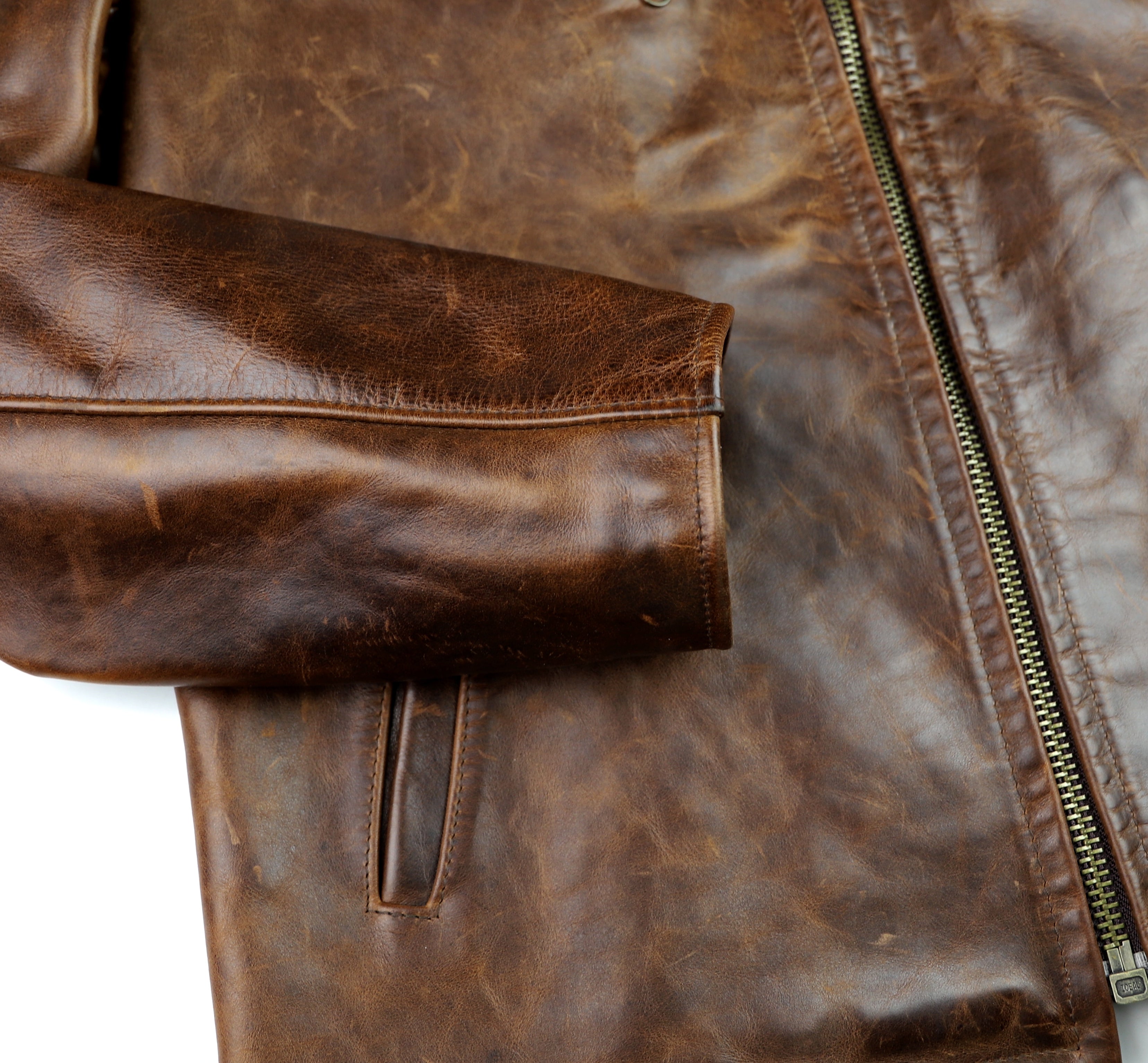 Schott 673, Brown Cowhide, size XL