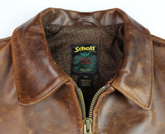 Schott 673, Brown Cowhide, size XL