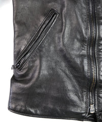 Schott Perfecto P213, Raven Black Lambskin, size XS