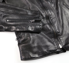 Schott Perfecto P213, Raven Black Lambskin, size XS