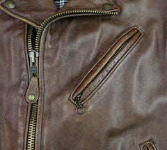 Schott Perfecto 626VN, Brown Cowhide, size Small