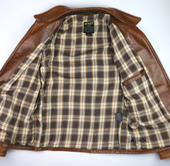 Schott 573, Russet Cowhide, size Large