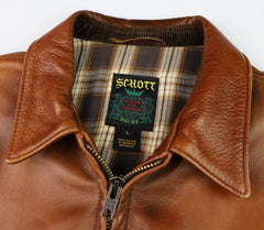 Schott 573, Russet Cowhide, size Large