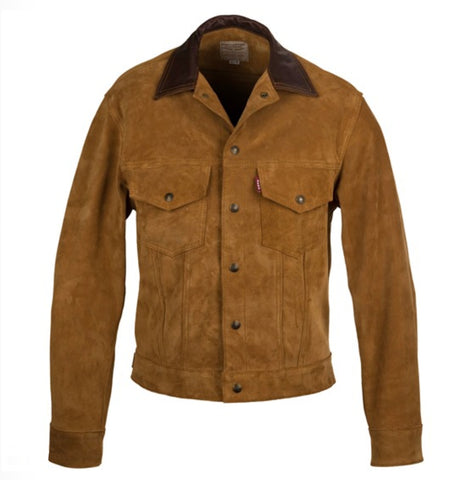 Aero Type III Jean Jacket in Unlined Cow Suede