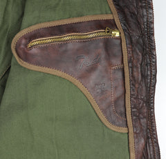 Thedi Atlas Deluxe Half Belt, size XXL, Hand Dyed Cocoa Toscano
