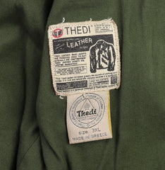 Thedi Atlas Deluxe Half Belt, size 3XL, Hand Dyed Cocoa Toscano