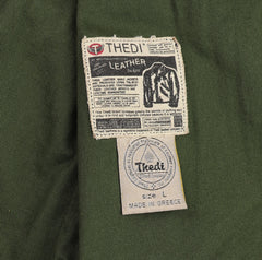 Thedi Atlas Deluxe Half Belt, size Large, Hand Dyed Cocoa Toscano