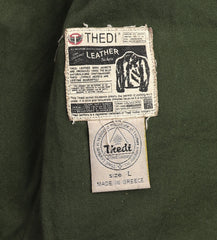 Thedi Atlas Deluxe Half Belt, size Large, Hand Dyed Cocoa Buffalo