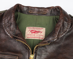 Thedi Atlas Deluxe Half Belt, size Medium, Hand Dyed Cocoa Buffalo
