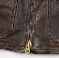Thedi Atlas Deluxe Half Belt, size XL, Hand Dyed Cocoa Toscano