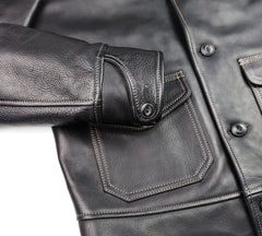 Gently Worn Thedi Markos, size Large, Black Canneto Cowhide