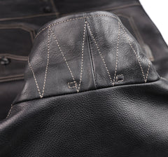 Gently Worn Thedi Markos, size Large, Black Canneto Cowhide