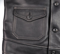 Gently Worn Thedi Markos, size Large, Black Canneto Cowhide