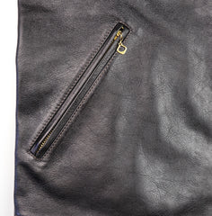 Thedi Cafe Racer, size 2XL, Black Teacore Bruciato Horsehide, New w/o Tags