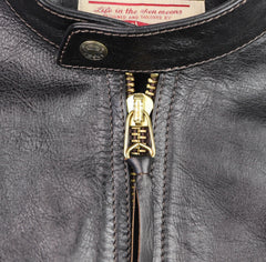 Thedi Cafe Racer, size 2XL, Black Teacore Bruciato Horsehide, New w/o Tags