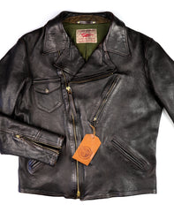 Thedi Evander Crosszip Half Belt, size 2XL, Black Teacore Bruciato Horsehide