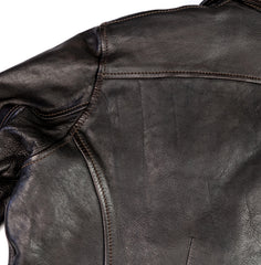 Thedi Evander Crosszip Half Belt, size 2XL, Black Teacore Bruciato Horsehide