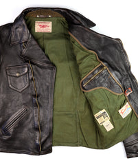 Thedi Evander Crosszip Half Belt, size XL, Black Teacore Bruciato Horsehide