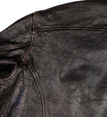 Thedi Evander Crosszip Half Belt, size 4XL, Chestnut Bruciato Horsehide