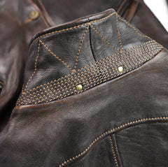 Thedi Hektor Half Belt, size XL, Chestnut Bruciato