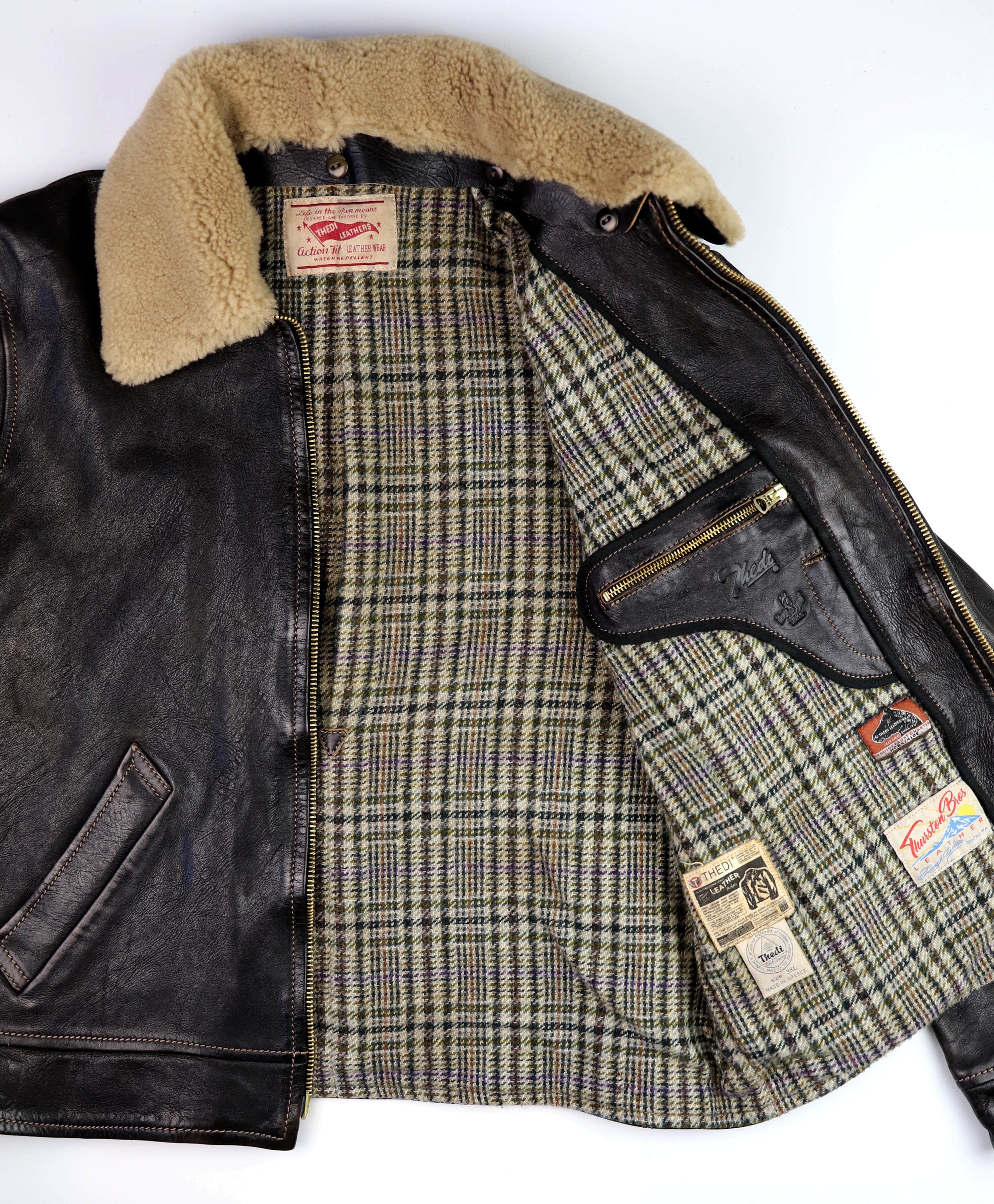 Thedi Idas Jacket, size 3XL, Black Teacore Bruciato