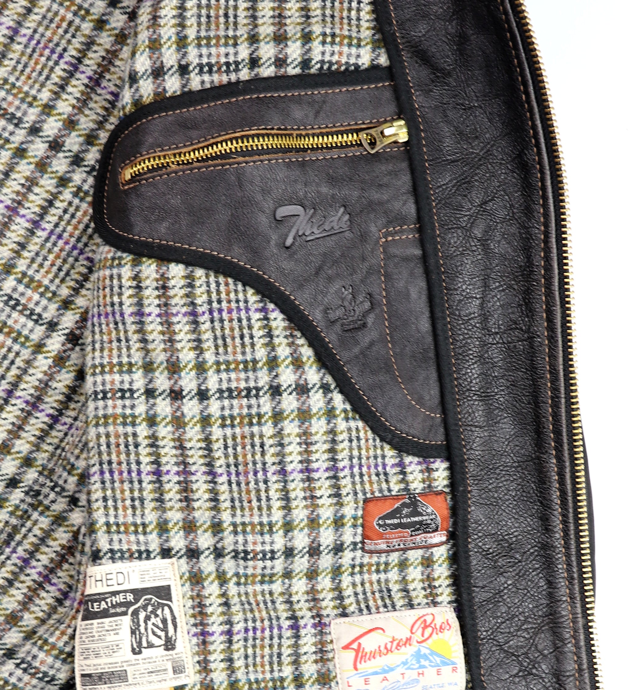 Thedi Idas Jacket, size 4XL, Black Teacore Bruciato