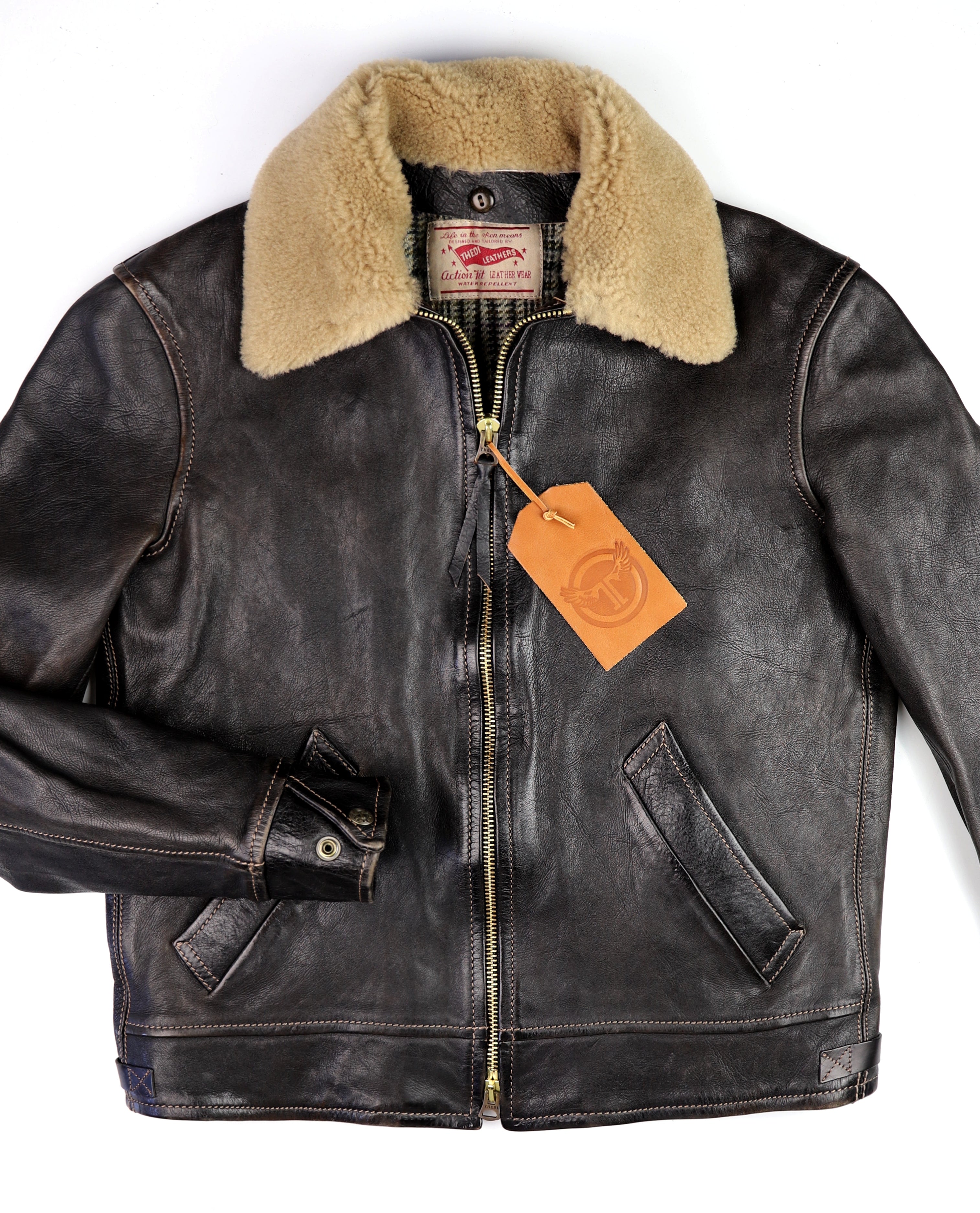 Thedi Idas Jacket, size Medium, Black Teacore Bruciato