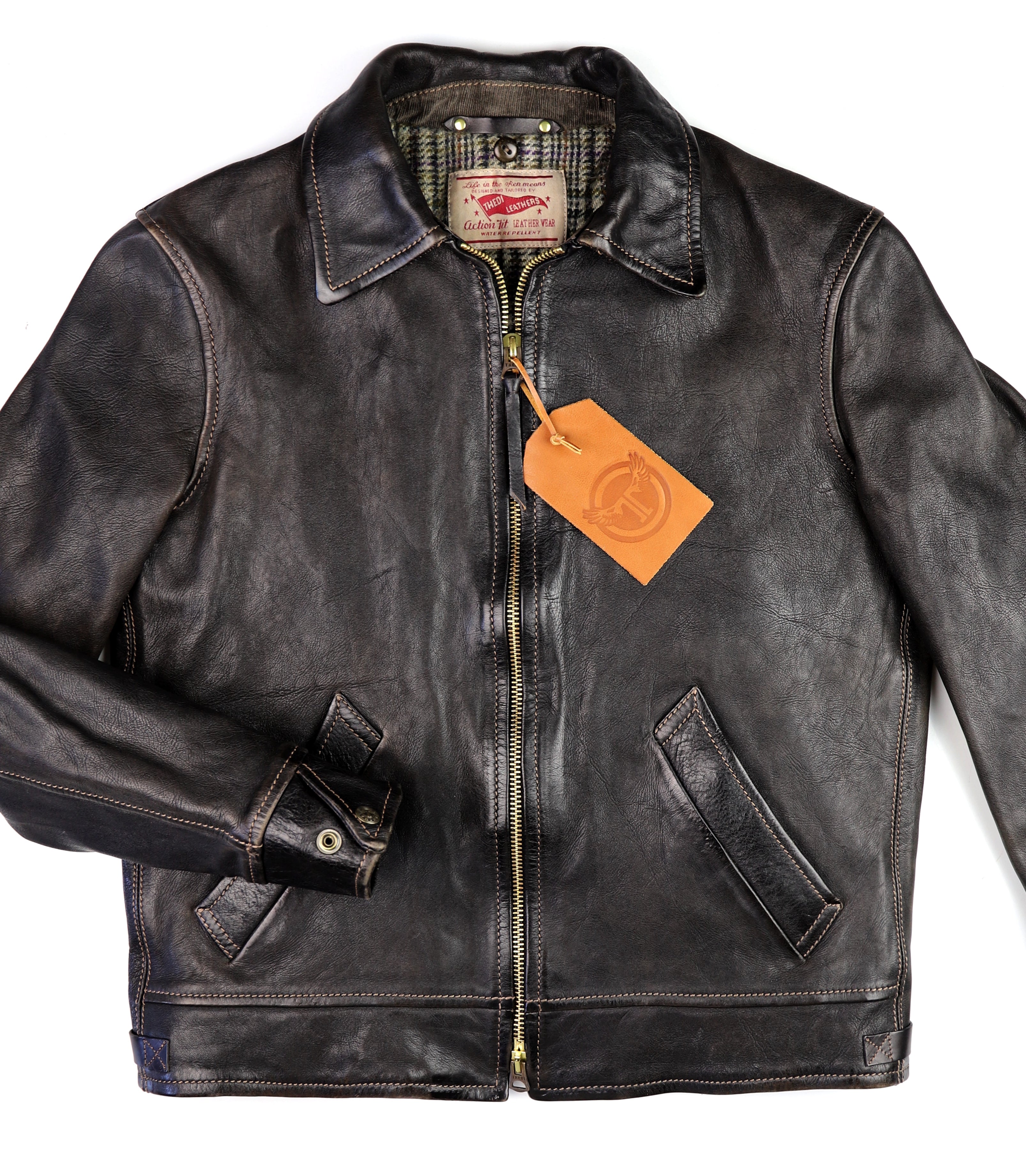 Thedi Idas Jacket, size Medium, Black Teacore Bruciato