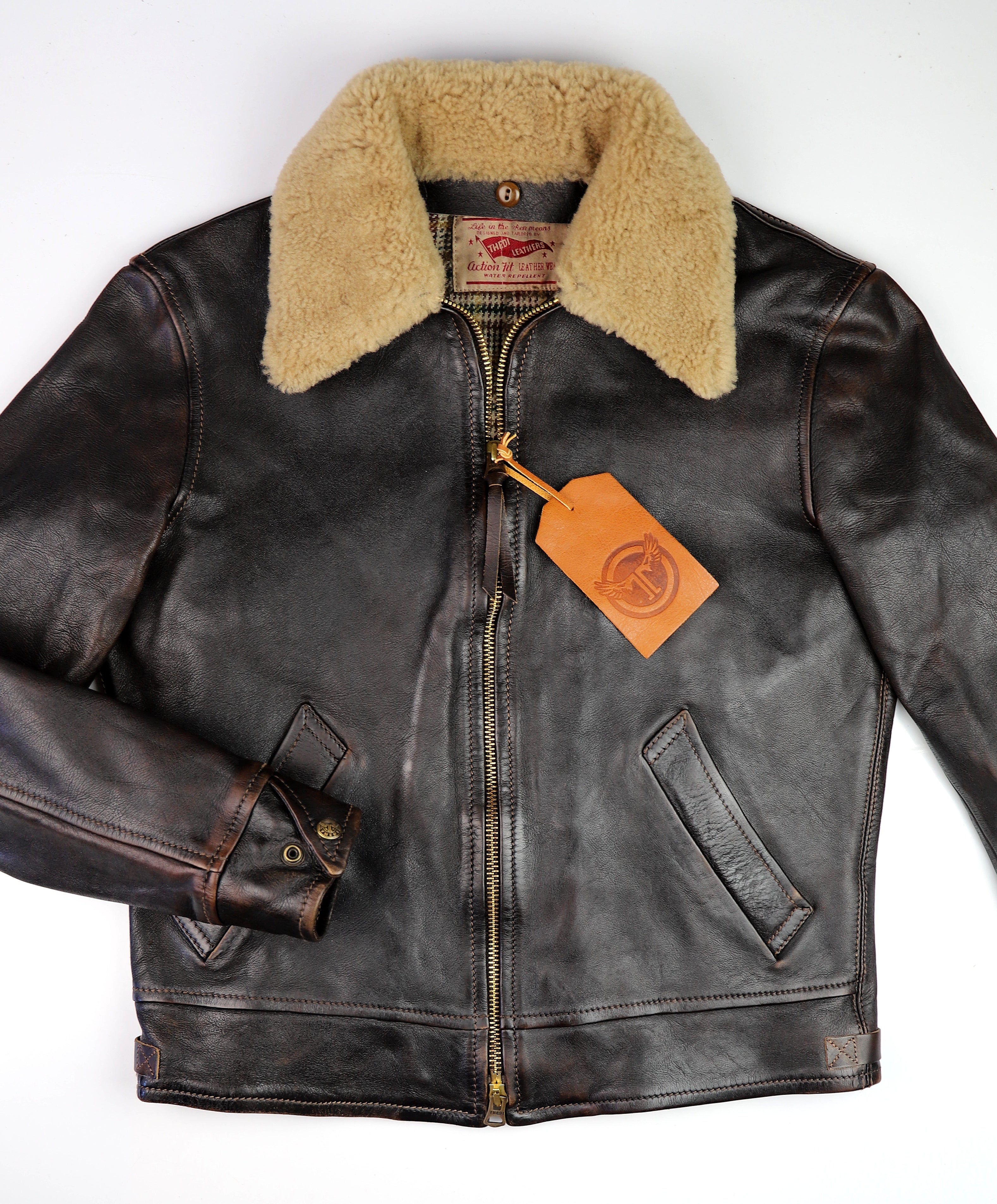 Thedi Idas Jacket, size Medium, Chestnut Bruciato