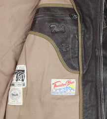 Thedi Maximos Cafe Racer, size XL, Brown Calabria Goatskin