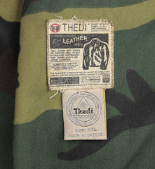 Thedi Memphis Jacket, size 2XL , Black Teacore Bruciato Horsehide