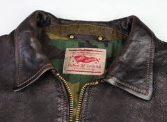 Thedi Memphis Jacket, size 2XL, Black Teacore Bruciato Horsehide