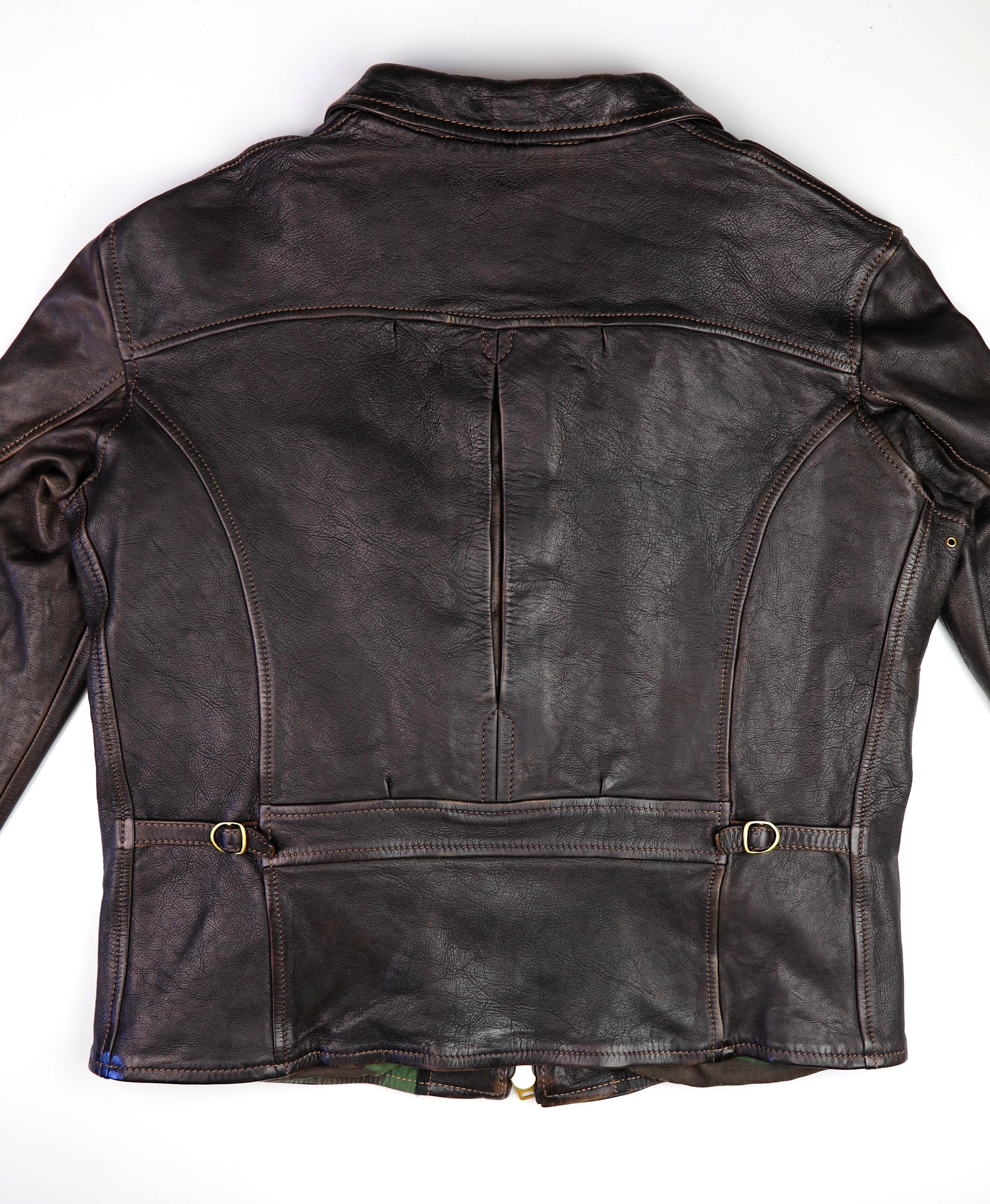 Thedi Memphis Jacket, size 3XL , Black Teacore Bruciato Horsehide