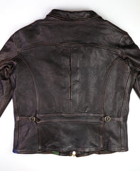 Thedi Memphis Jacket, size 3XL , Black Teacore Bruciato Horsehide