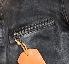 Thedi Memphis Jacket, size 3XL , Black Teacore Bruciato Horsehide