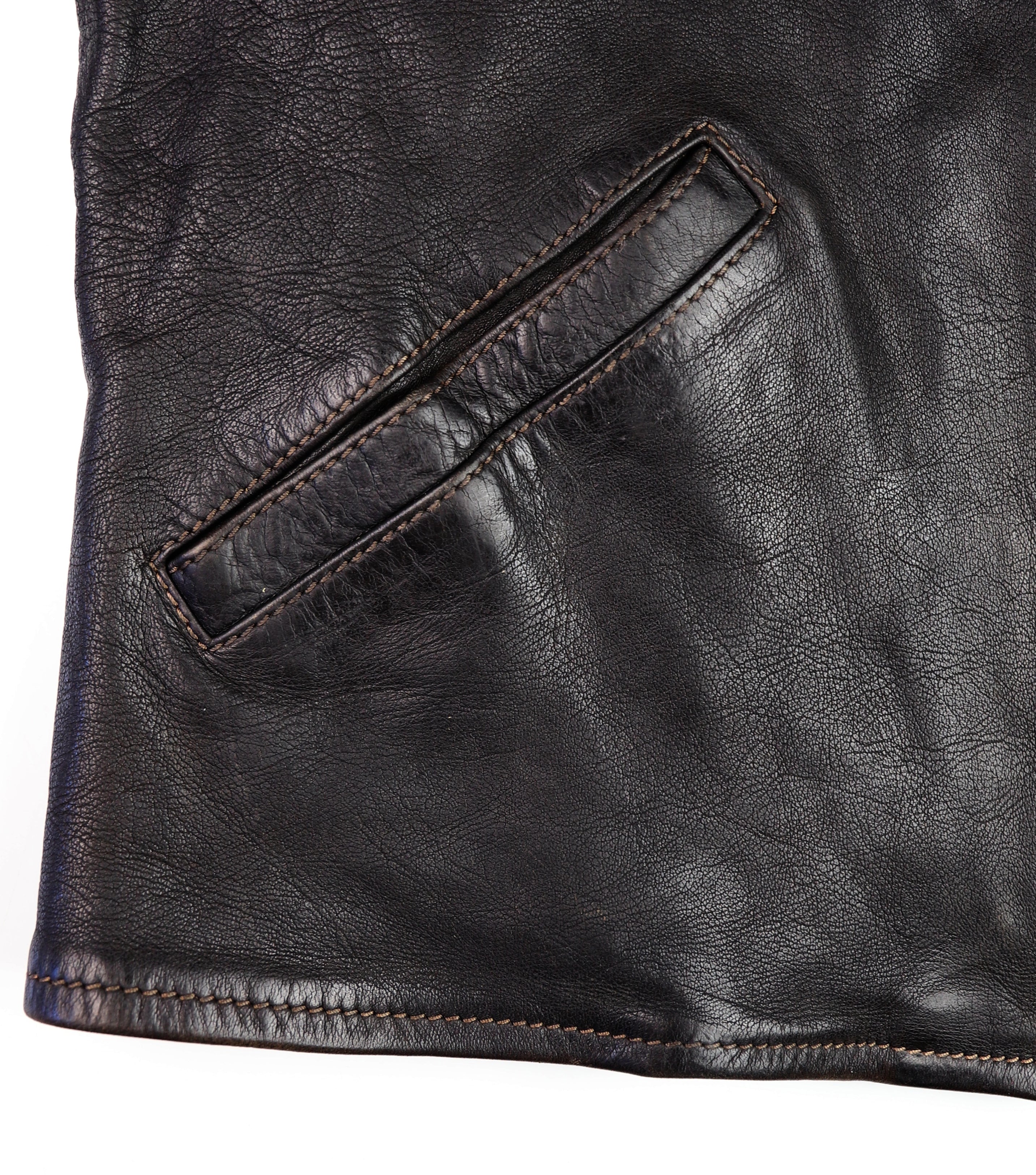Thedi Memphis Jacket, size 3XL , Black Teacore Bruciato Horsehide