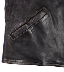 Thedi Memphis Jacket, size 3XL , Black Teacore Bruciato Horsehide