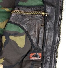 Thedi Memphis Jacket, size 3XL , Black Teacore Bruciato Horsehide