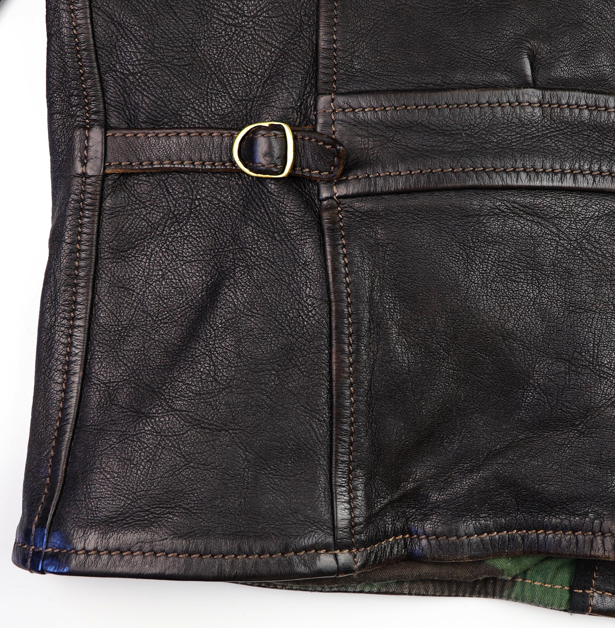 Thedi Memphis Jacket, size 3XL , Black Teacore Bruciato Horsehide