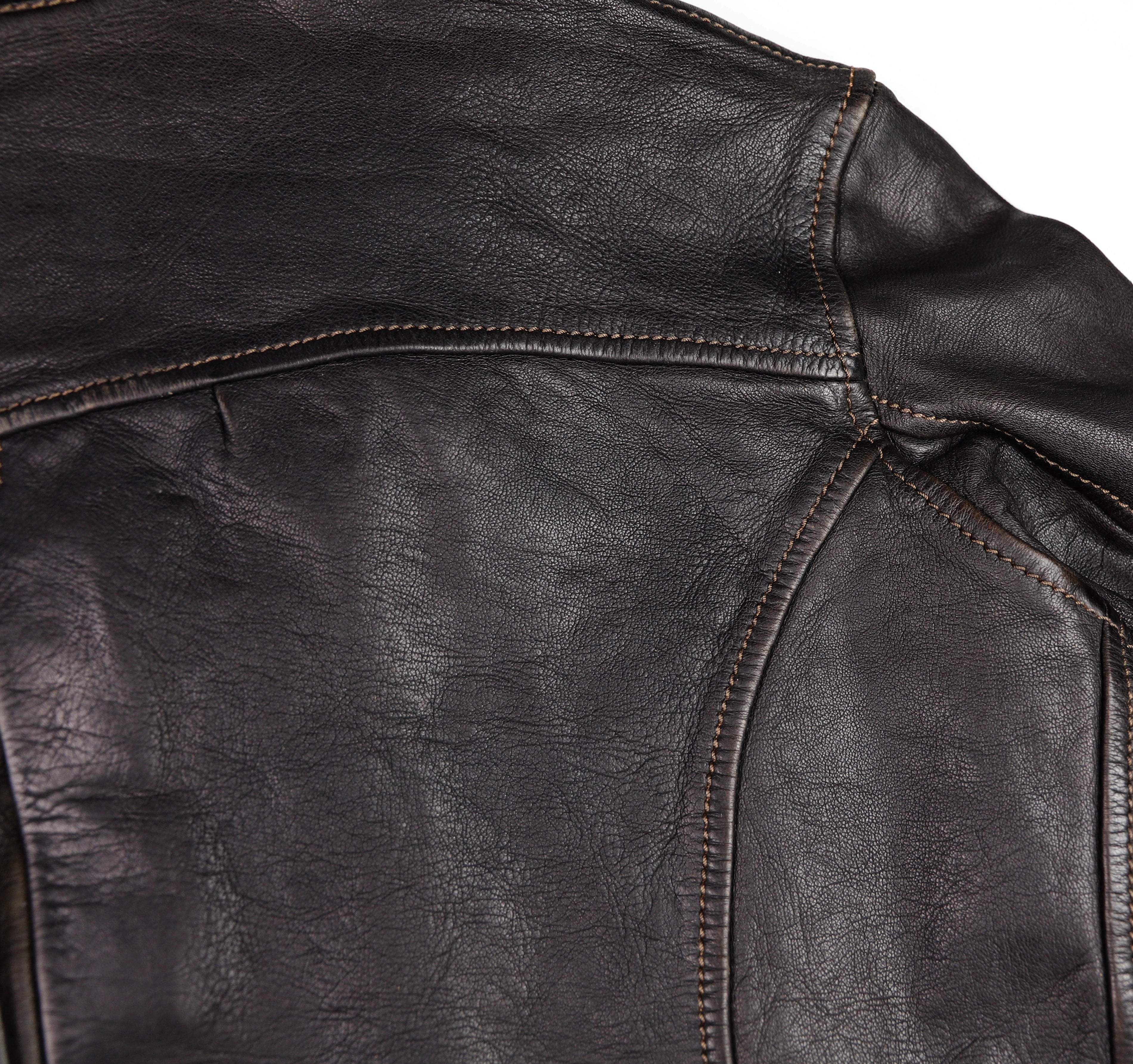 Thedi Memphis Jacket, size 3XL , Black Teacore Bruciato Horsehide