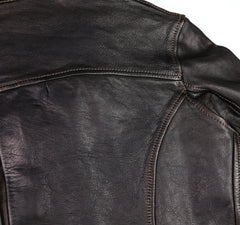 Thedi Memphis Jacket, size 3XL , Black Teacore Bruciato Horsehide