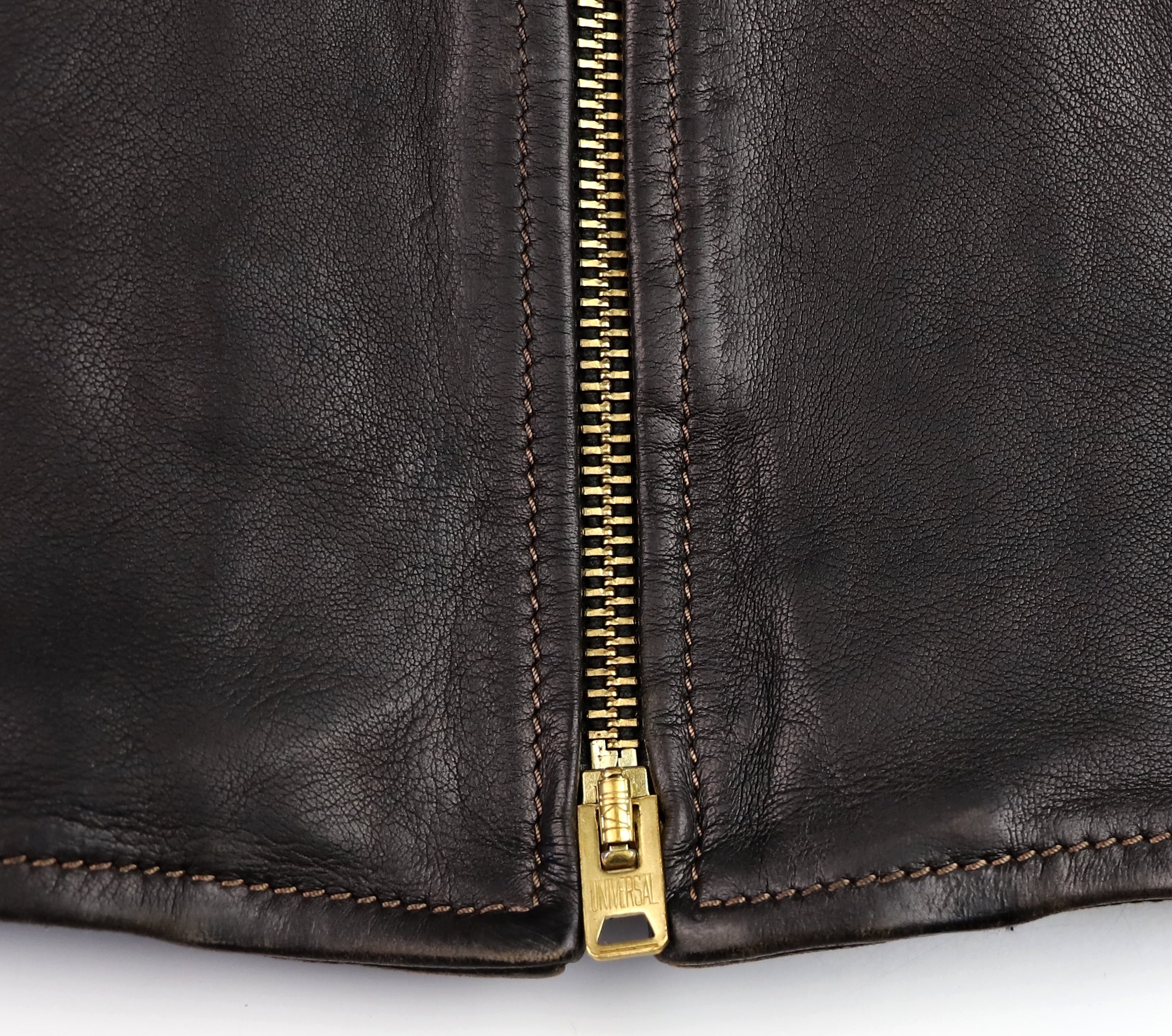 Thedi Memphis Jacket, size Medium, Black Teacore Bruciato Horsehide