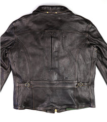 Thedi Memphis Jacket, size XL, Black Teacore Bruciato Horsehide