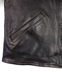 Thedi Memphis Jacket, size XL, Black Teacore Bruciato Horsehide
