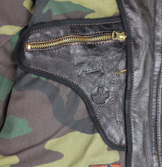 Thedi Memphis Jacket, size XL , Black Teacore Bruciato Horsehide